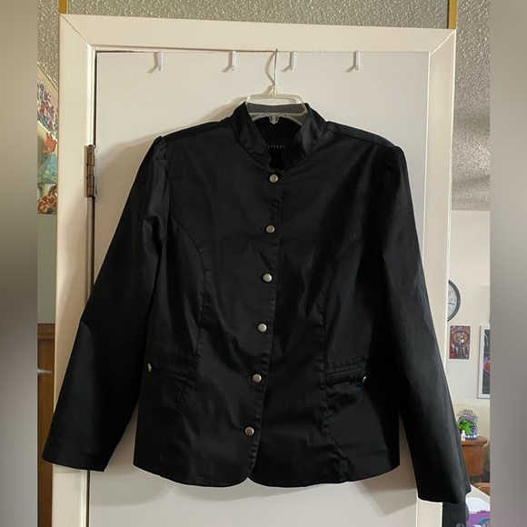 attention Jackets & Blazers - Attention women’s black button up jacket size 16 two button front pockets